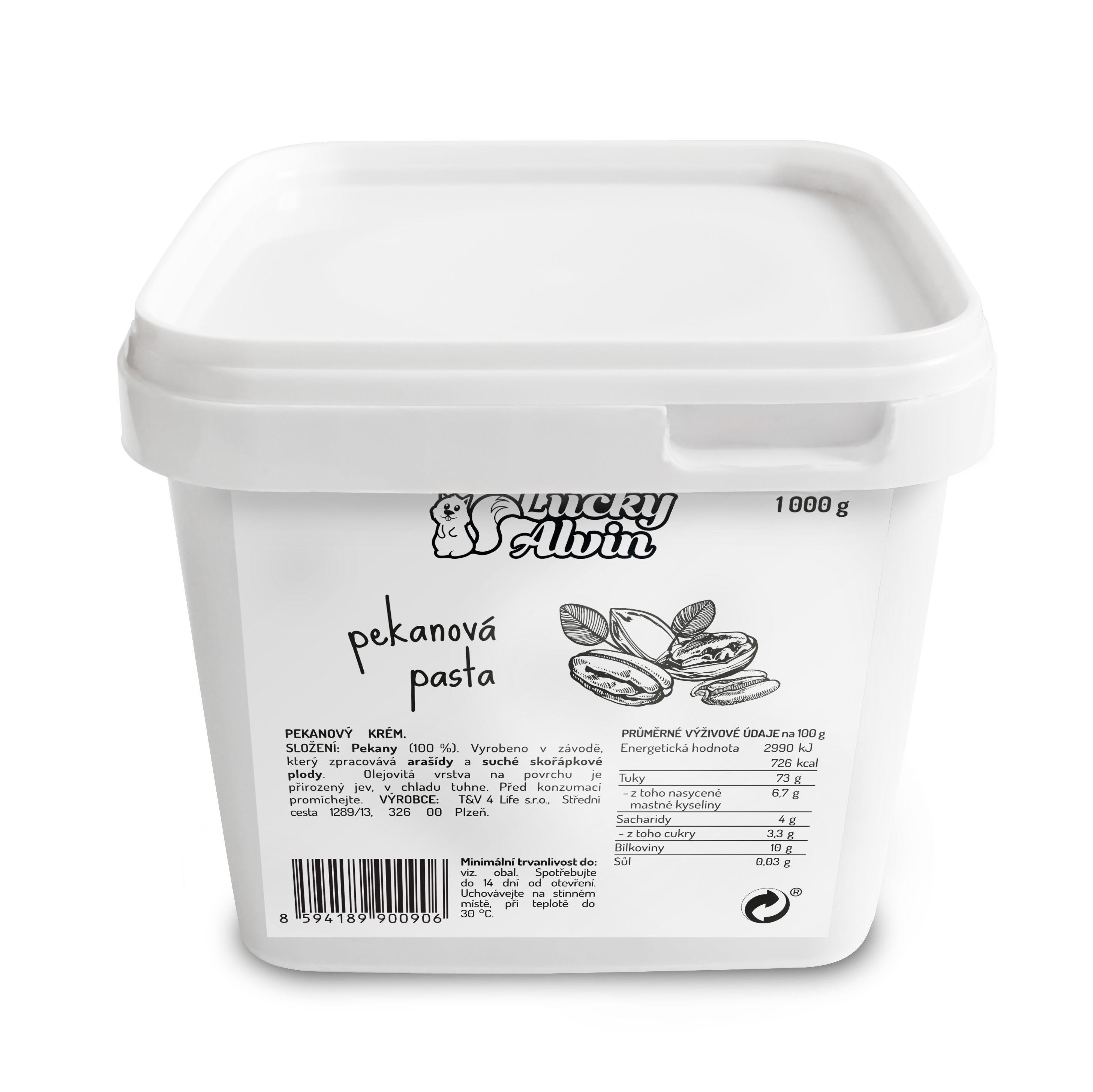 Pekanová pasta 1 kg