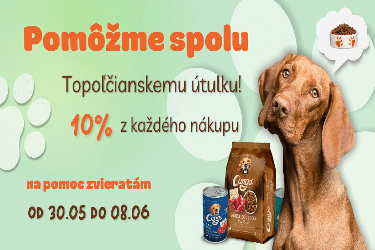 Pomoc pro Topolčanský útulek – děkujeme, že pomáháte s námi