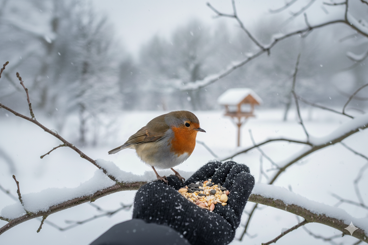 Jak a proč krmit ptáky na podzim a v zimě?