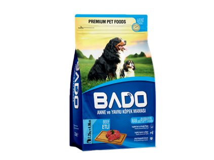 Bado Food Dry Dog Mam & Puppy Beef 2,25 kg