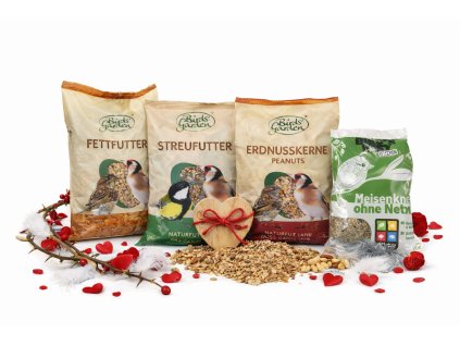 Valentínska hostina- set krmiva pre vtáky