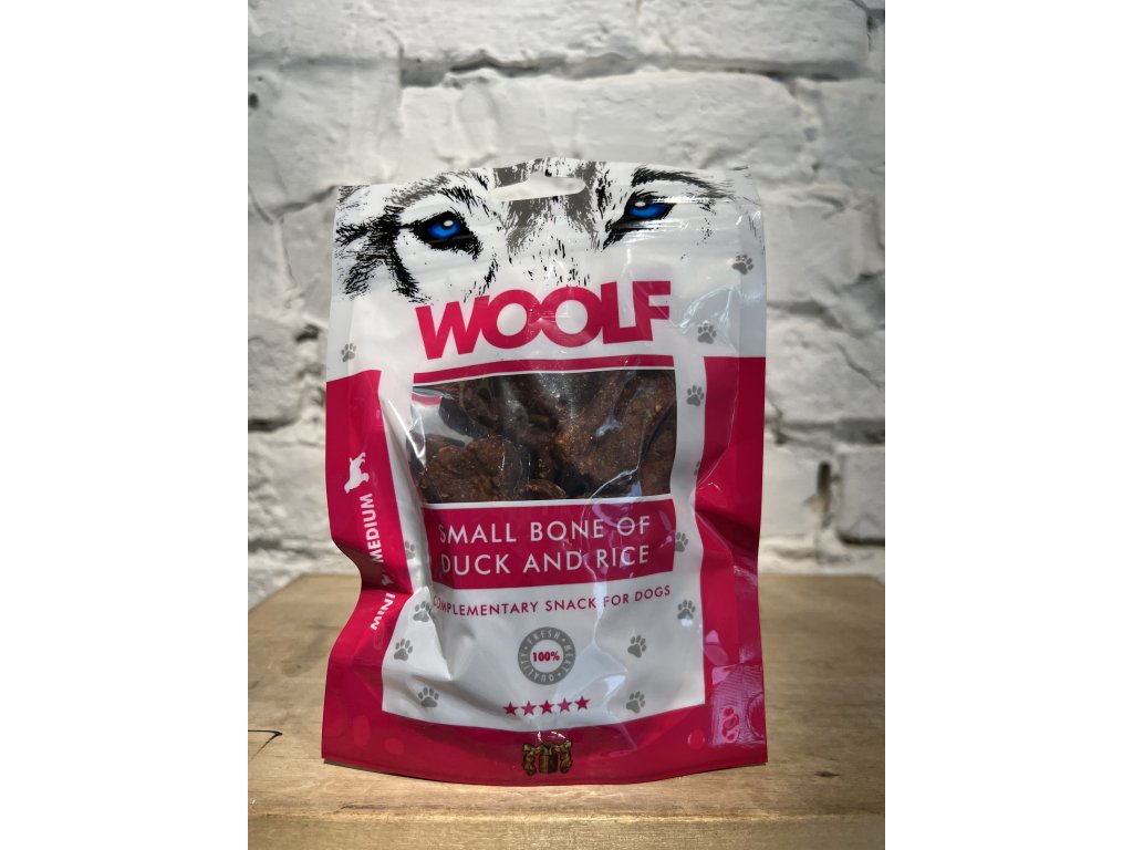 Woolf Small Bone Duck and Rice 100g