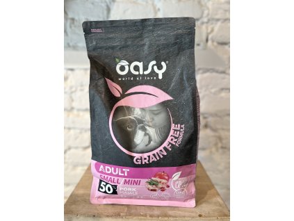Oasy adult small/mini pork GF 2,5kg