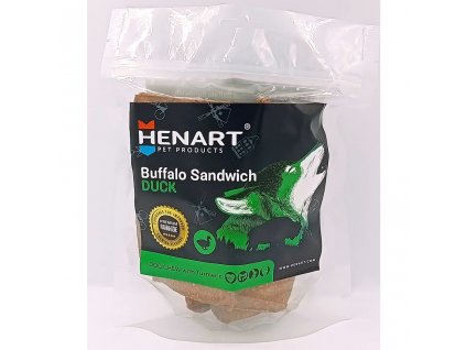 Henart Buffalo Sandwich pamlsky pre psa Duck