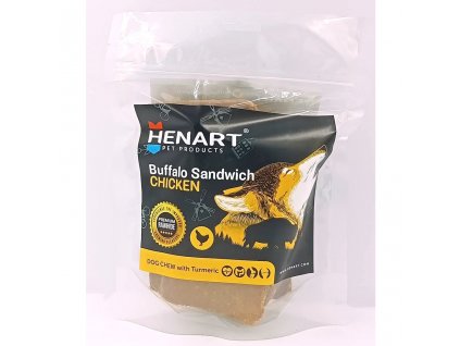 Henart Buffalo Sandwich pamlsky pre psa Chicken