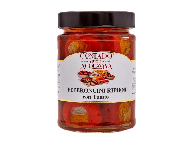 VASO GOURMET ML 310 PEPERONCINI RIPIENI CON TONNO
