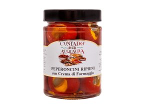 VASO GOURMET ML 310 PEPERONCINI RIPIENI CON CREMA DI FORMAGGIO