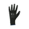 Rukavice CXS BRITA BLACK, s blistrem, máčené v polyuretanu, vel.06