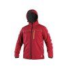 Bunda CXS STRETCH, pánská, softshell, červená (Velikost S)
