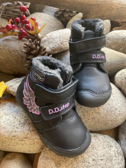 D.D. step W073-364 Black Andělská křídla
