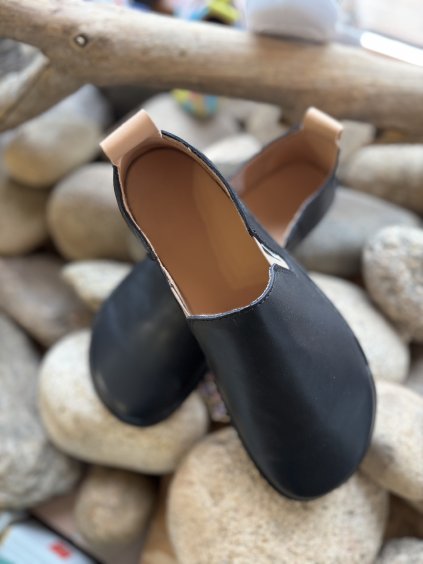 Pegres Barefoot  - BF82 slip-on-černé