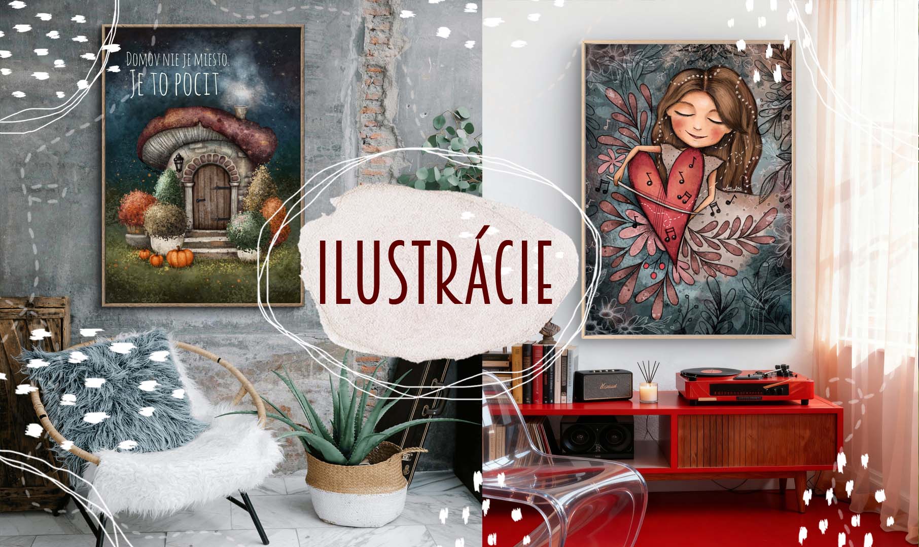 ilustrácie a printy
