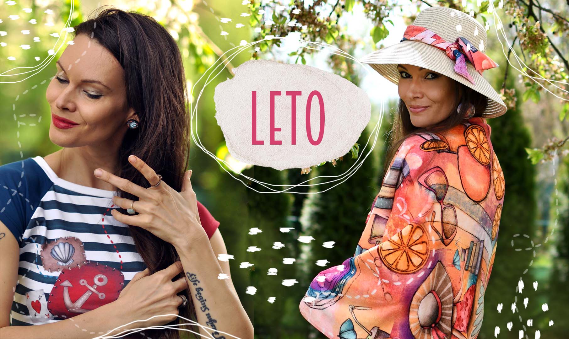 letné šaty, tričká, osušky a doplnky na leto