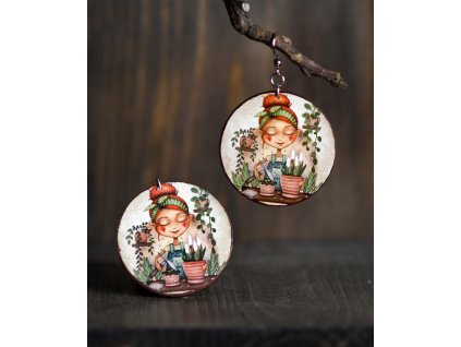 Náušnice Sadím teda som