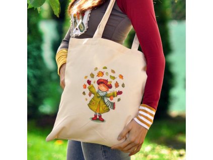 Plátená taška s ilustráciou