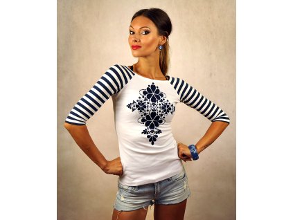 Tričko Blue Folk Lko SKLADOM