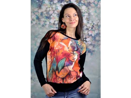 Tričko Eliška (voľný strih)