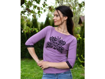 Tričko Lady Butterfly Lila