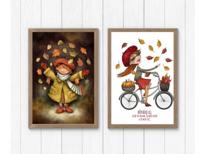 SADA printov JESEŇ 2 x A4 SKLADOM