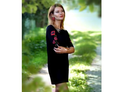 Maľované šaty Maky