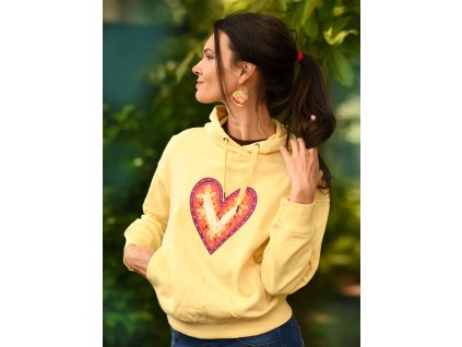 Mikina Vanilla Heart Sko SKLADOM