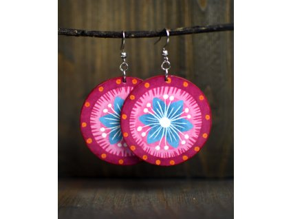 Náušnice Pink Summer