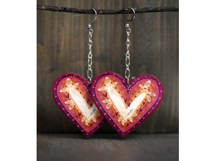 Naušnice Vanilla Heart