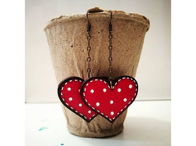 Náušnice Folk Heart 2
