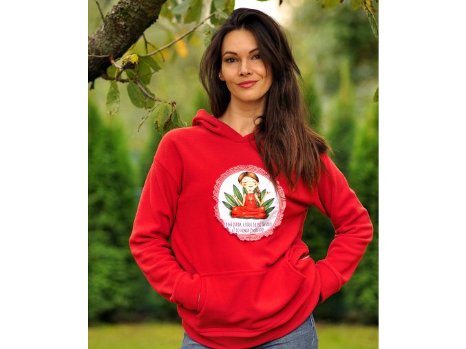 Mikina Jediná Red