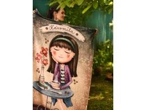 Mäkučká DEKA s ilustráciou Kávomila