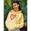 Mikina Vanilla Heart XLko SKLADOM