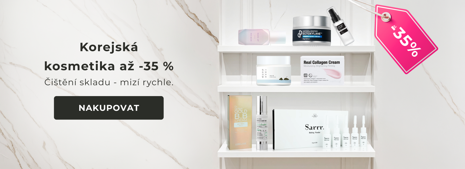 Vyprodáváme sklad: K-beauty až -35 %