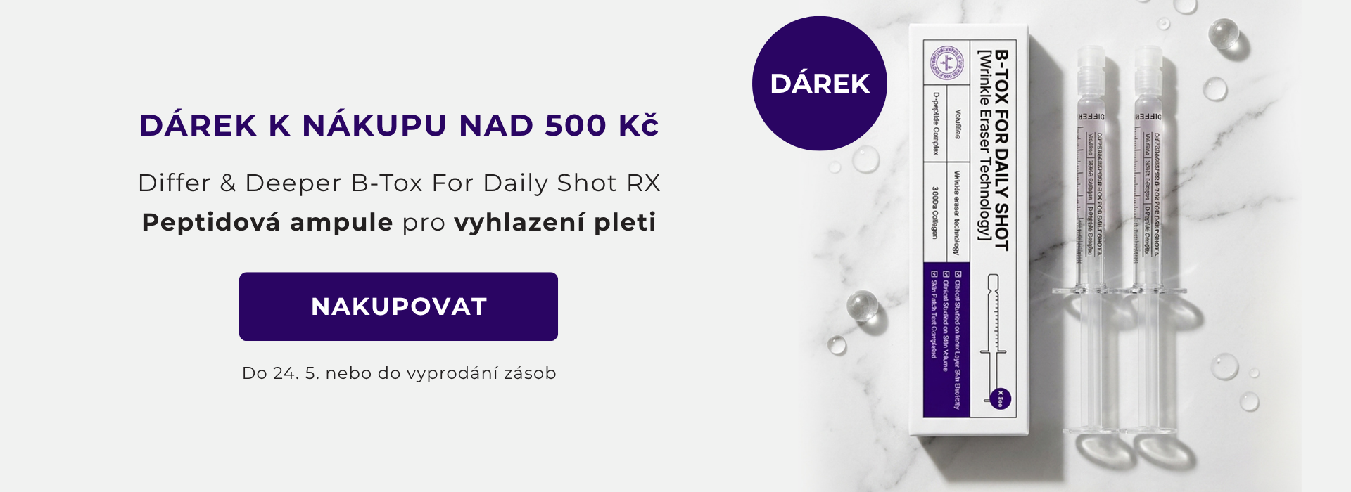 Dárek k nákupu nad 500 Kč.