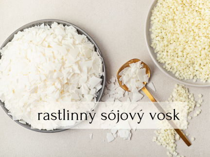 rastlinný sójový vosk