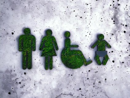 Toilet sign toaletní značení