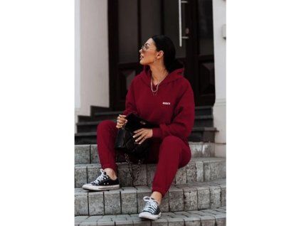 pure spodnie dr.esowe deep cherry