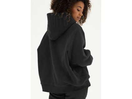 mesh bluza kangurka oversize deep black