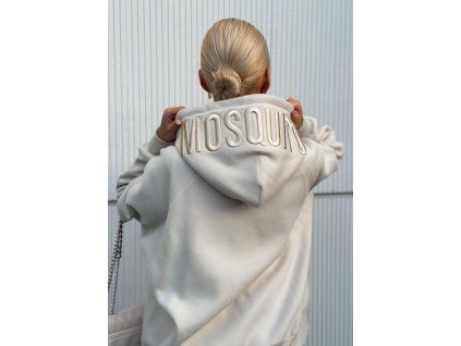mesh bluza kangurka oversize coconut