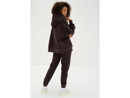 mesh spo.dnie dresowe jogger dark chocolate