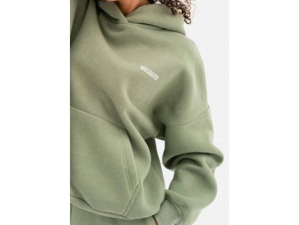 pure bluza z kapturem olive