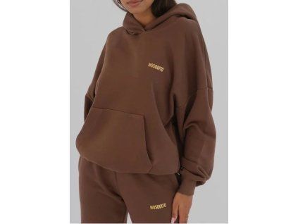 pure bluza z kaptu rem choco brown