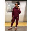 pure bluza z kapturem deep cherry