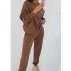 pure spodnie dresowe. choco brown