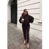 m.esh bluza kangurka oversize dark chocolate