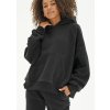 mesh bluza kangurka oversize deep black
