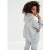 mesh bluza kangurka oversize grey melange