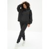 mesh spodnie dresowe jogger deep black