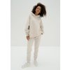 mesh spodnie dresowe jogger coconut