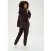 mesh spo.dnie dresowe jogger dark chocolate