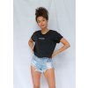 t shirt white logo czarny ilm